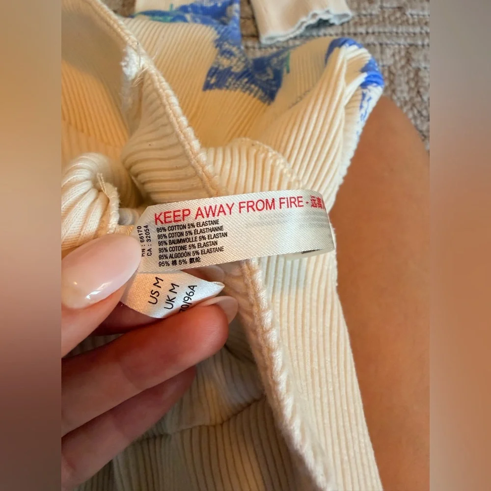 FREE PEOPLE Long Sleeve Ski Top -M - Picture 11 of 11